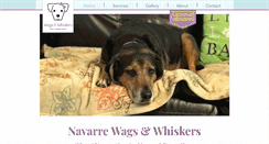 Desktop Screenshot of navarrewagsandwhiskers.com