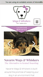 Mobile Screenshot of navarrewagsandwhiskers.com