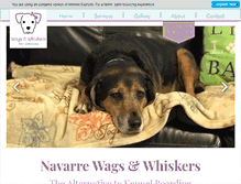 Tablet Screenshot of navarrewagsandwhiskers.com